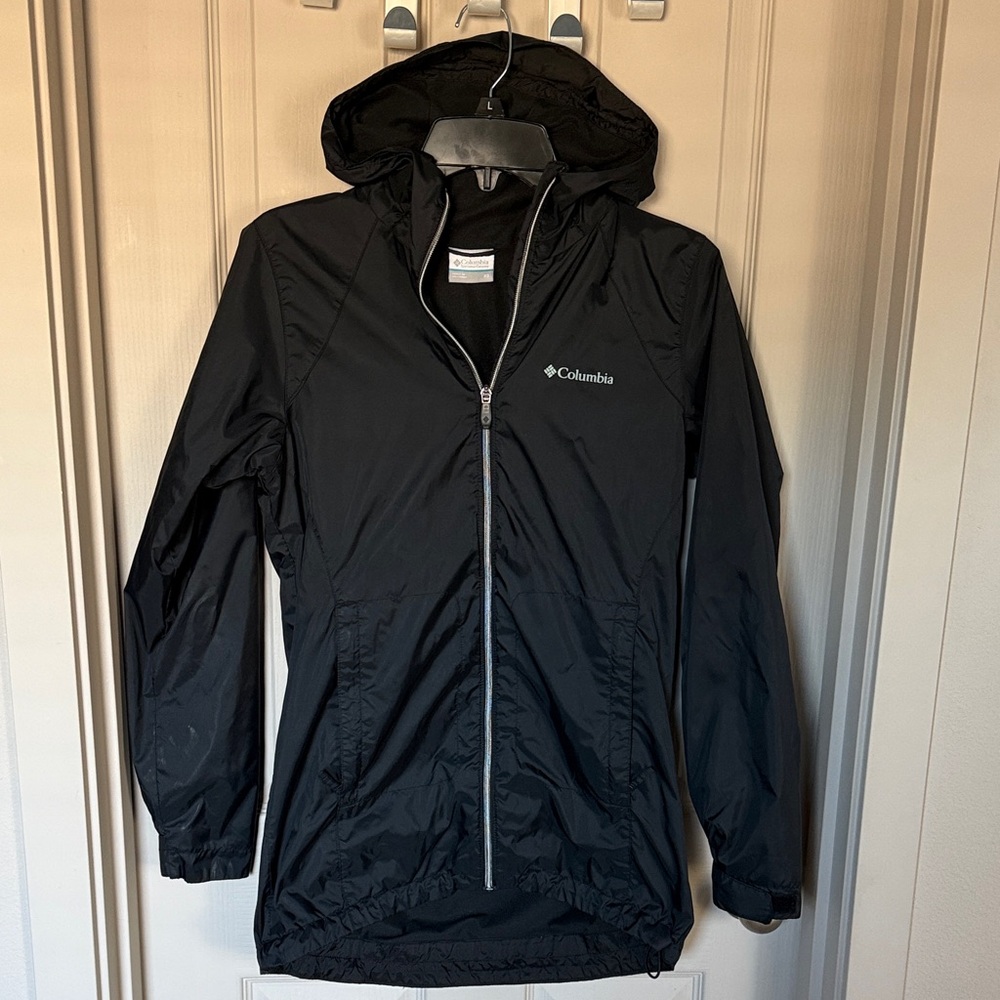 Columbia Black Full-Zip Hooded Jacket